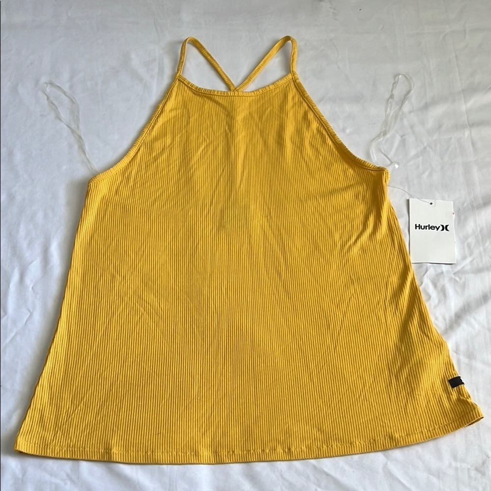 Hurley Yellow Sleeveless Camisole Top